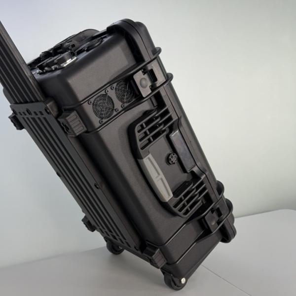 3000wh Black Portable Rechargeable Solar Wind Power Station 3kw Lithium Iron Battery