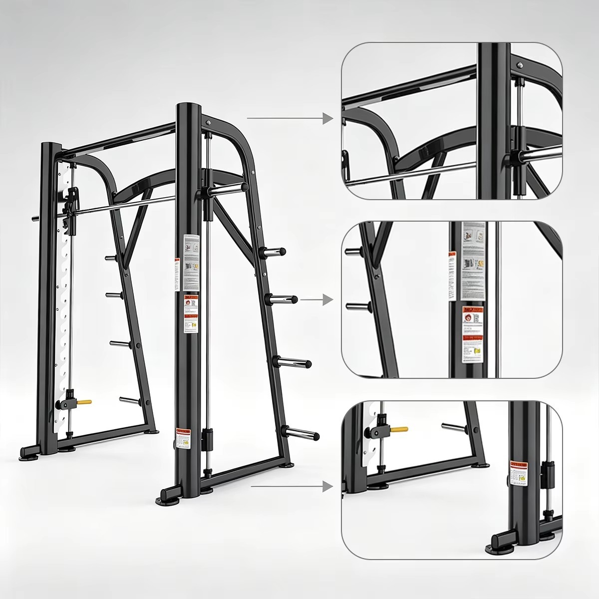 XS07 Commercial Smith Machine | Heavy Duty Guided Barbell Gym Equipment