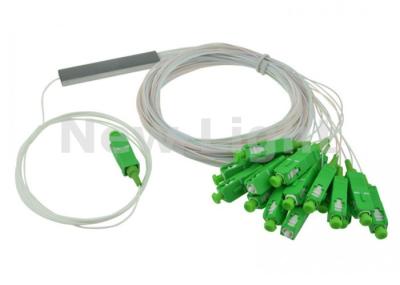 divisor do PLC 1x16 do diâmetro de 0.9mm mini, E - divisor do SC APC do único modo de Gpon