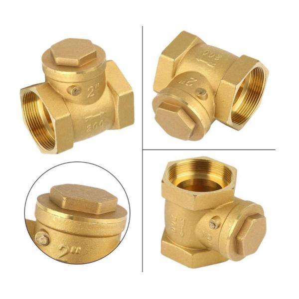 Латунь гаечной резьбы DN50 не возвращает задерживающий клапан 232PSI качания