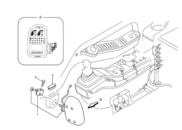 VOE14390065 VOE14636301 Electric Spare Parts For EC210B EC360B EC700B Panel Display