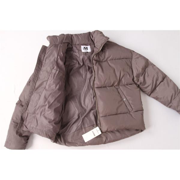 MEMENTO Brown Mens Heavy Puffer Jacket For Winter