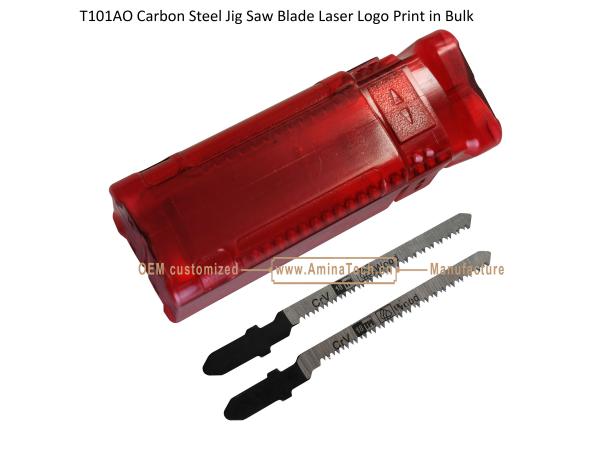 T101AO Carbon Jig Saw Blade Laser Logo Print in Bulk size:83mmx6x18T, Cutting Woods, Reciprocating Saw  Blade