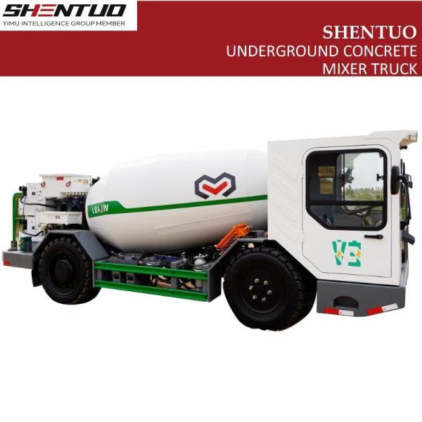                  Shentuo Coal Mining Machinery 4 Cbm Concrete Mixer New Energy Truck for Sale             