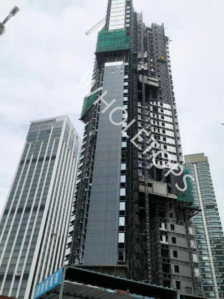 Akzo Coating Aluminum Facade Panels Exterior Wall Cladding Panels For Airport