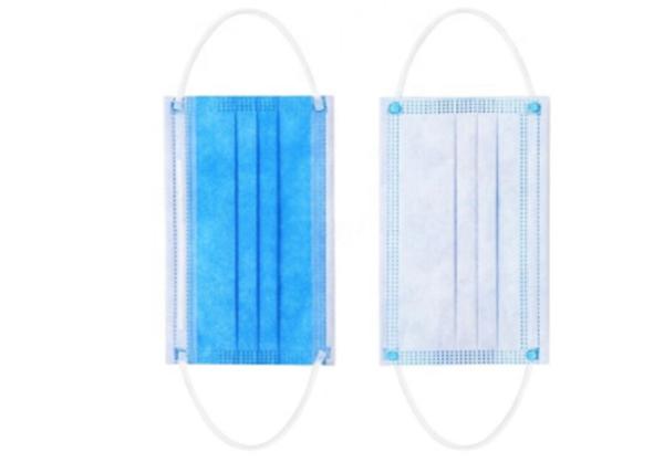 Civillian Disposable Non Woven Antiviral Face Mask Soft With Custom Color