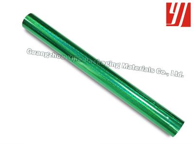 Folha de carimbo quente do holograma verde da tinta CTT para o cartão de Natal