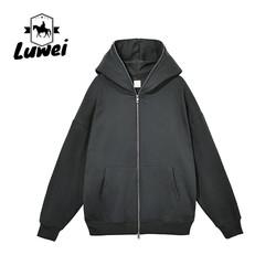 Street Hoody Crop Top Designer Algodão Poliéster Hoody Homem Sweatshirt Homens Full Zipper Slim Street Wear Hoodie