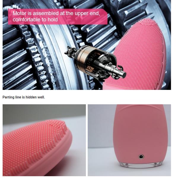 Cleansing Brush convenient brush for Electric Waterproof Sonic Silicone Facial many colors