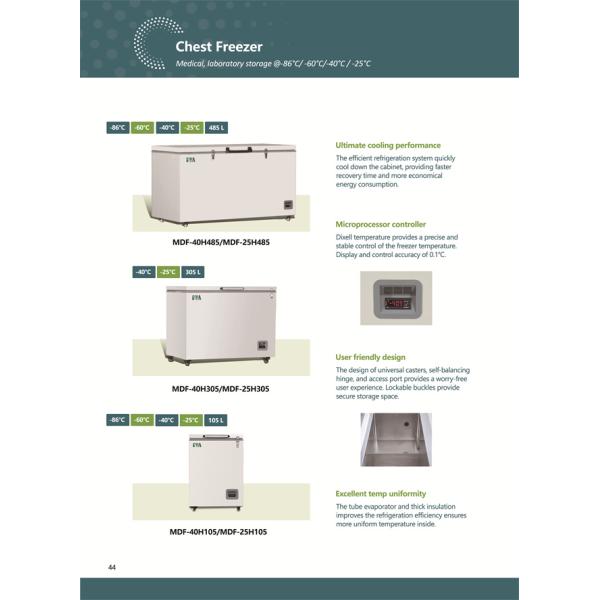 METHER минус 86 Малый медицинский шкаф холодильник 100L с сертификатом CE