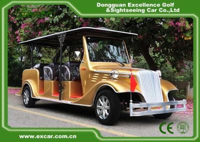 Corpo inteiro do metal da pessoa clássica dourada luxuoso dos carrinhos de golfe 6 do carro