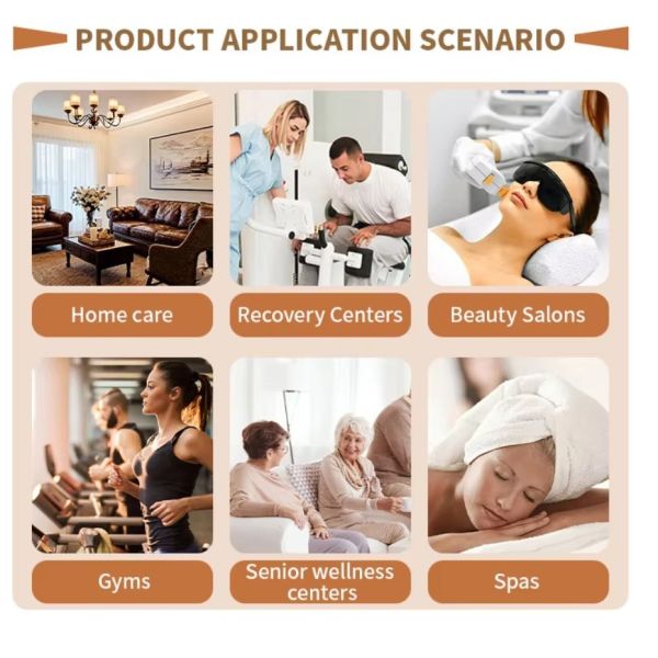 1.0-1.5 ATA Working Pressure Carbon Steel Structure 4-person Luxury Micro-hyperbaric Oxygen Chamber