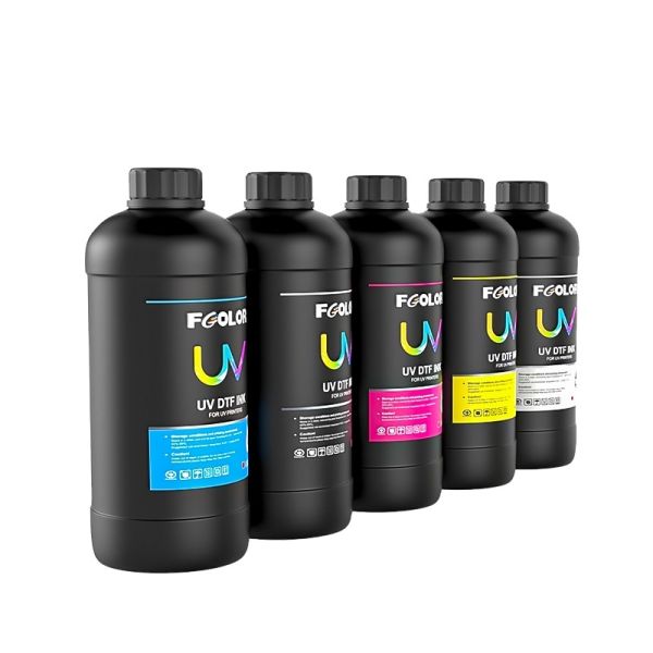 FCOLOR Neutral UV DTF Ink for Epson I3200 Xp600 L805 L1800 Dx5 Dx7 R1390 R2000 P400 Printhead