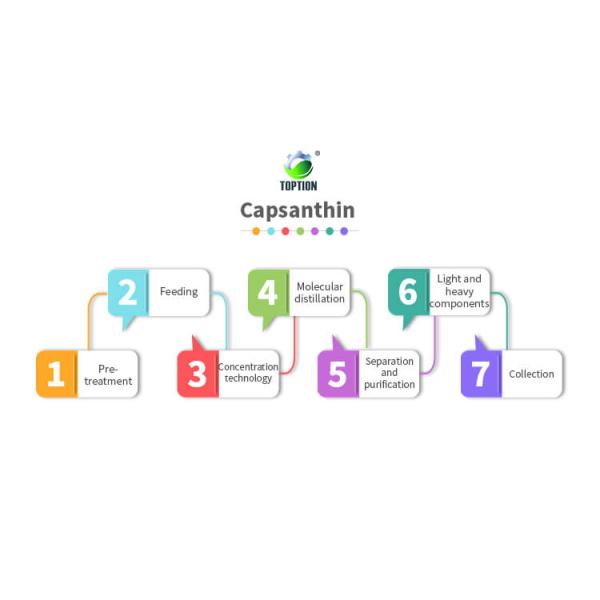 Capsanthin Extraction Wiped Film Evaporator Short Range Molecular Distillation