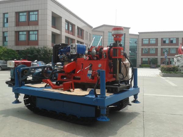 GXY-2KL Spindle Rotary Crawler Drilling Rig Max Torque 2760 N.m , Mobile Drilling Rig