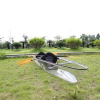 Le fond en verre de coque d'espace libre de kayak pour deux personnes du fond pour le barbotage de l'eau plate