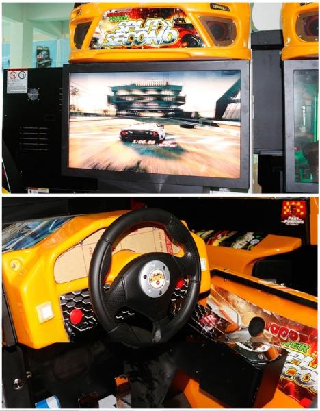 NFS Car Racing Game Machine Support English Language With Stereophonic Sound Effects