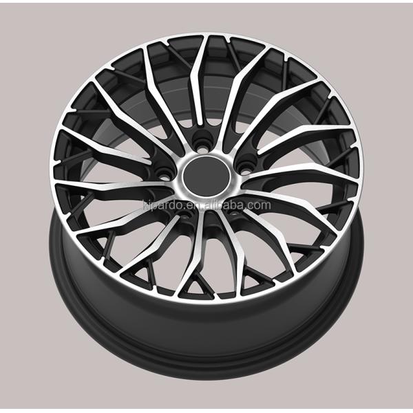 17 Inch Custom Made  Aftermarket Mag Wheels Black Finishing