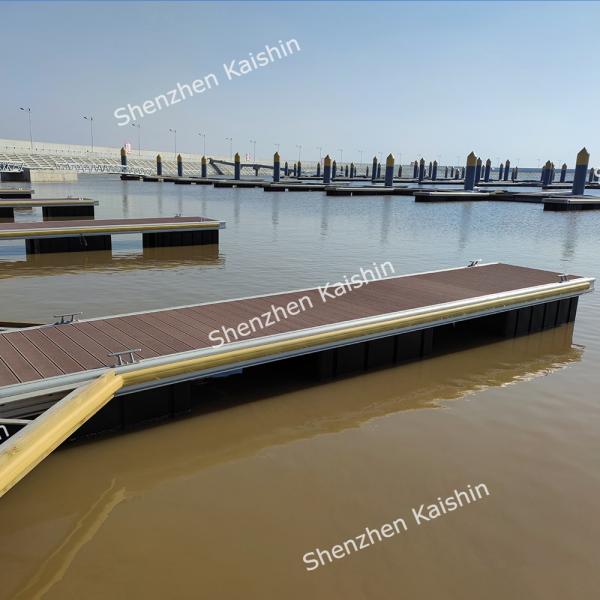 Flutuadores do HDPE da liga de alumínio de Marine Aluminum Gangway Floating Platforms