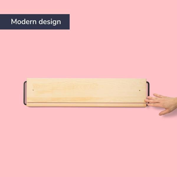 Customized Logo Acceptable Modern Wall Mounted Shoe Rack for All-Season