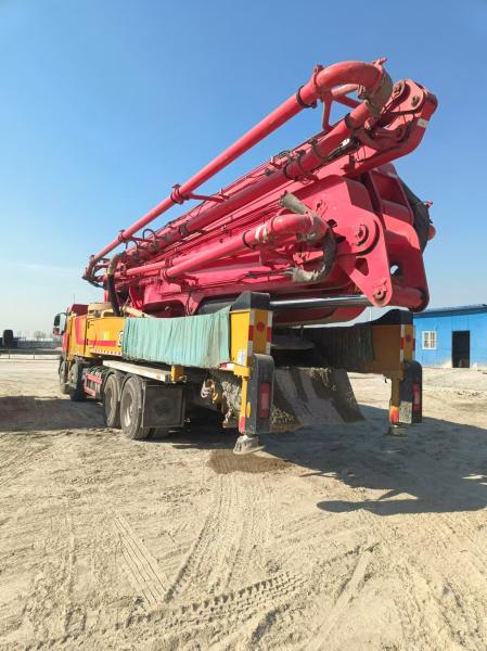 62m Concrete Pump Truck Equipment with  Volvo Chassis Stable Condition