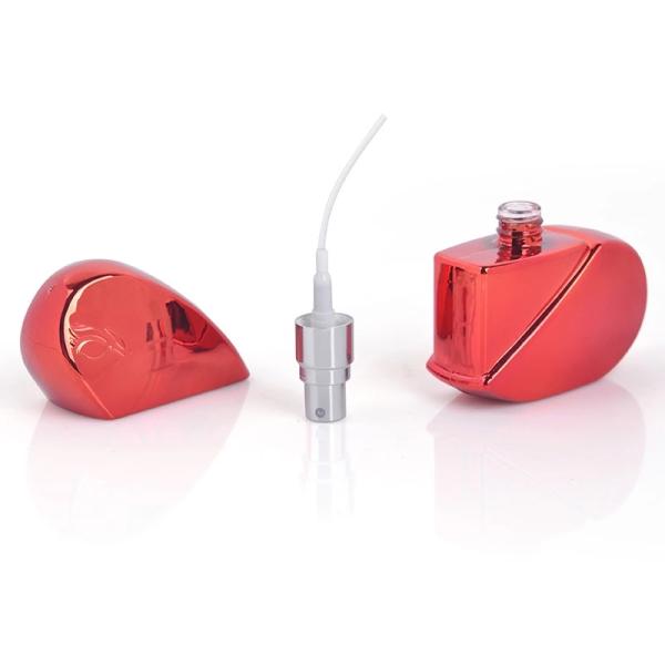 Косметическим сформированный сердцем пурпур ODM 20ml бутылки брызг кармана духов голубой