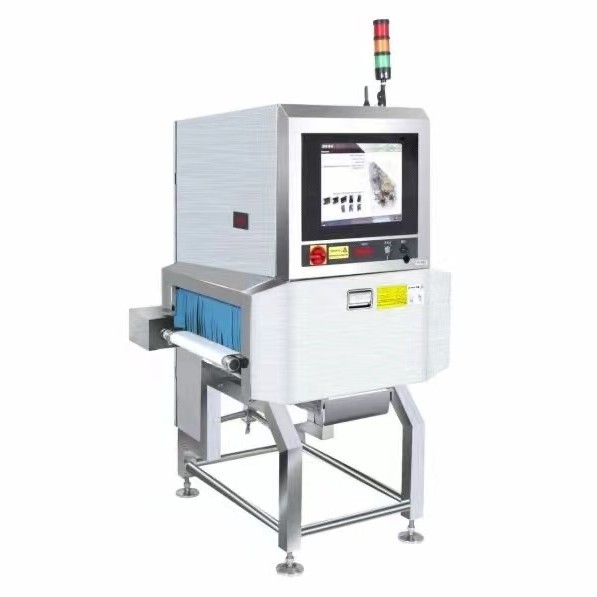 Touch Screen X Ray Food Metal Detector Machine For Metals Bone Galss Stone