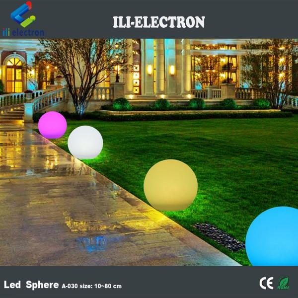 luminous LED ball light led outdoor lighting ball
