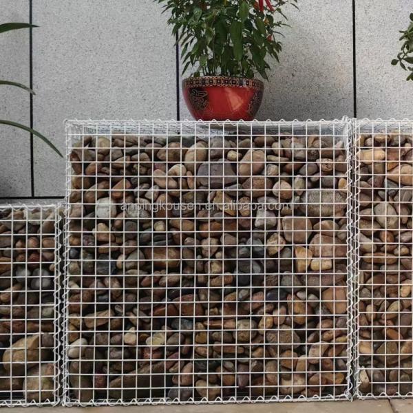 200x100x50 4 мм Galfan Wire Mesh Canada Gabion Box для защиты берега реки