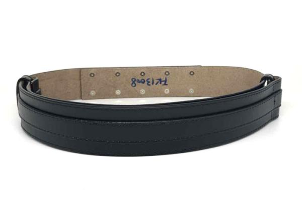 Customized Black 40mm Womens Genuine Leather Belt