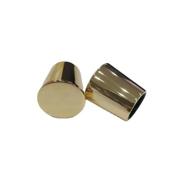 Zinc Alloy Cylinder Shaped Perfume Bottle Caps For Perfume Glass Bottle