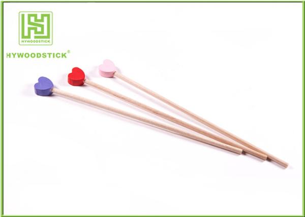 Disposable Wooden Heart Toothpicks Novelty Cocktail Sticks 10000pcs Per Carton