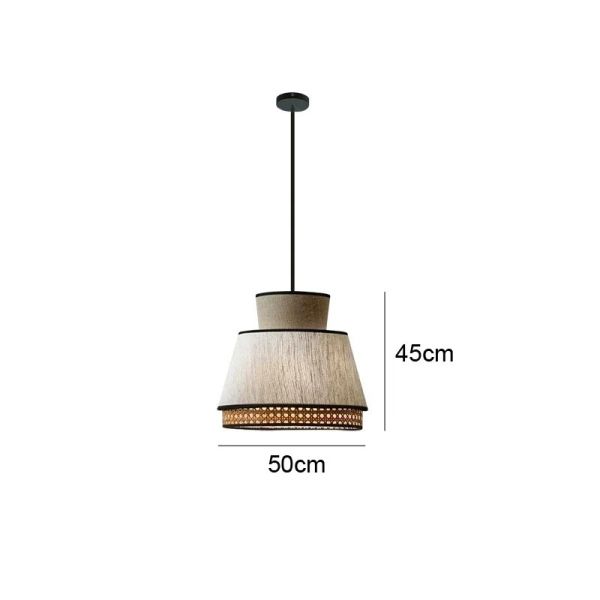 Kitchen Hanging Lights Living Room Decor Home Classical Art Cloth Cover Pendant Lights(WH-WP-146)
