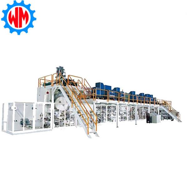 High Speed Full Servo Adult Diaper Production Plant Professional Customization With CE