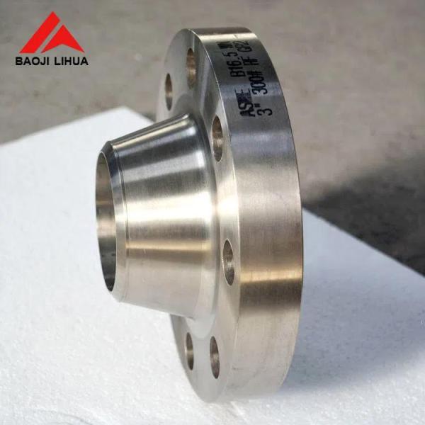 CNC Machined Titanium Weld Neck Flange Class 300 Gr2 Gr5 Gr7 Gr12