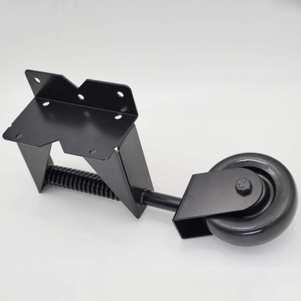 Цинковая пружина с вращающимся колесом колеса резиновые колеса для деревянных ограждений