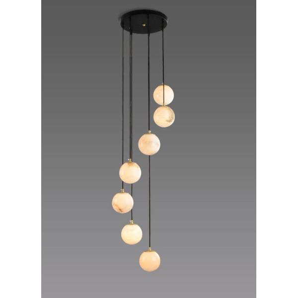 Спиральная современная кристаллическая люстра Зал длинный флеш монтаж люстры освещение кристаллический блеск Led L'Escalier огни