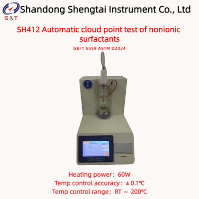 ASTM D2024 Nonionic Surfactant Cloud Point Tester RT ～ 200℃ Photoelectric Sensor Auto Mixing