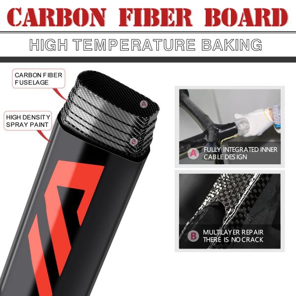 Certificado interno do CE do cabo DEORE M6100 12S da bicicleta vermelha preta do carbono MTB