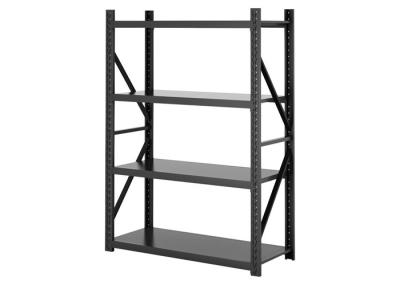 Cold Rolled AS4084 Free Standing Steel Shelves Black Light Duty Angle Iron