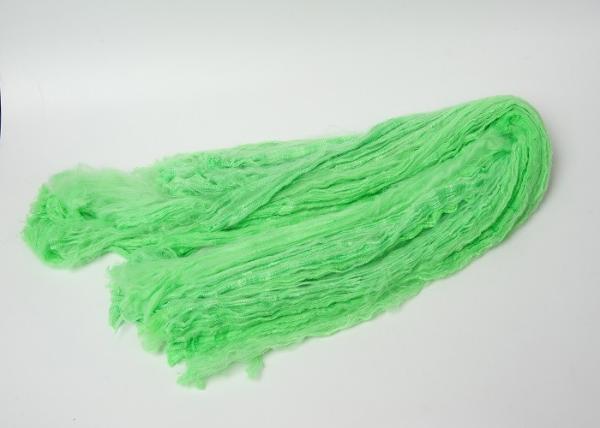 Green Color Recycled Polyester Tow , Polyester Staple Fiber Anti - Distortion