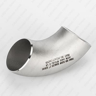 DN6-DN800 SCH20s-SCH180s Stainless Steel Elbow BW Butt Welding Pipe Fitttings 90 Degree LR Elbow