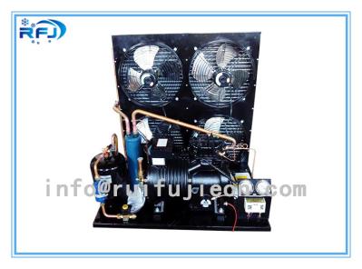 Unidades de condensação da refrigeração refrigerar de água, unidade de condensação horizontal R22 preto 4-30HP da sala fria