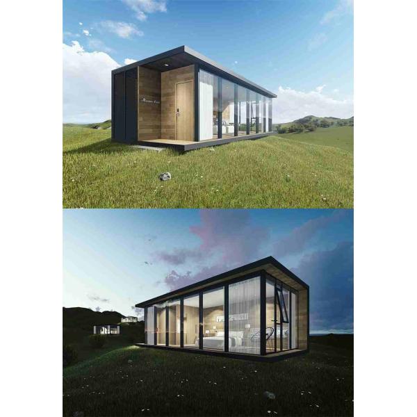 Gray Wood Prefab House Wood With Prefab Tiny Homes/French Granny Tube/Mobile Houses/40