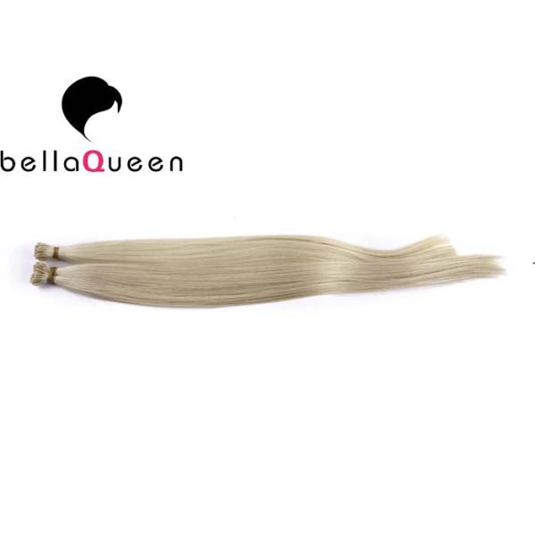 Double Drawn Virgin Hair Double Side Tip Hair Extensions With Pure Colors
