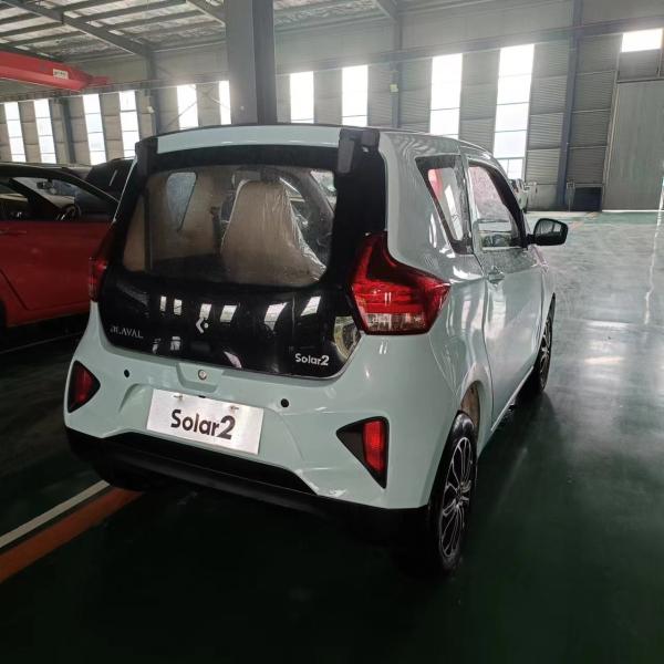 Solar Powered Car EEC 2 Doors L7e Blaval Auto Energy Electric Vehicle 850kg Curb Weight Pure Electric Solar Energy System
