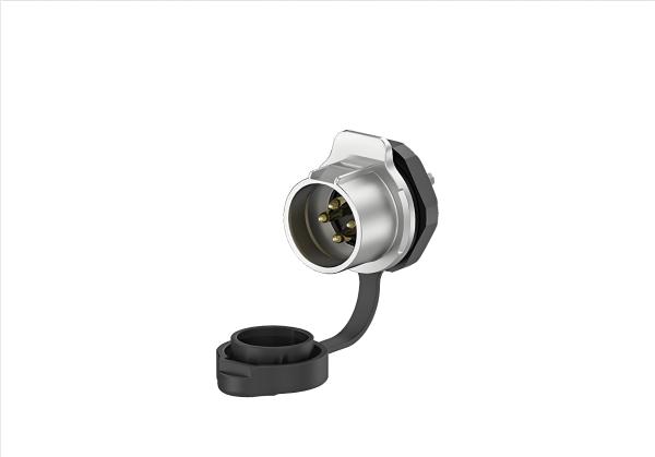 Connecteur d'alimentation LP20 4 broches à souder, étanche IP68, 20A