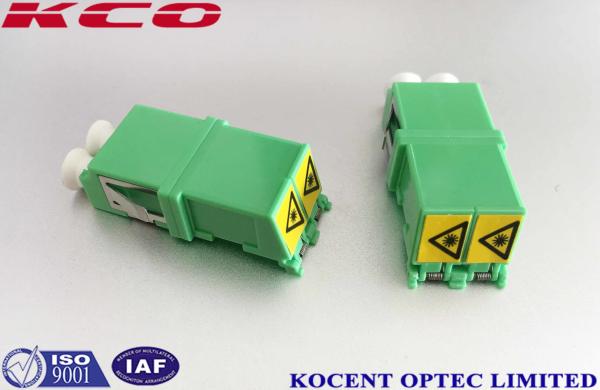No Flange Adapter Fiber Optic PC Material Duplex Simplex 4 Ways Quad 55dB Return Loss