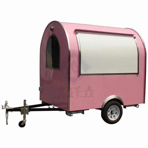 Popcorn Machine Cart Removable Fast Food Cart Ice Cream Trailer for Vending Burger