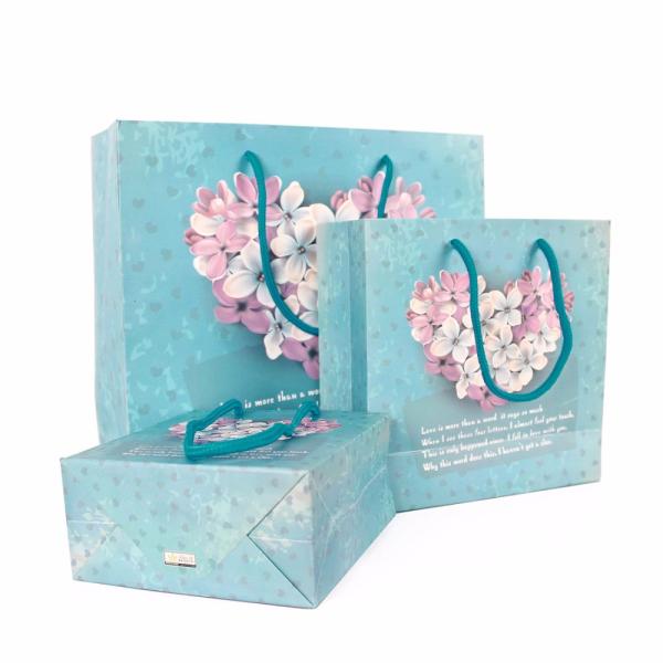 OEM Custom Reusable Shopping Bags , Luxury Coated Packaging Paper Shopping Bags